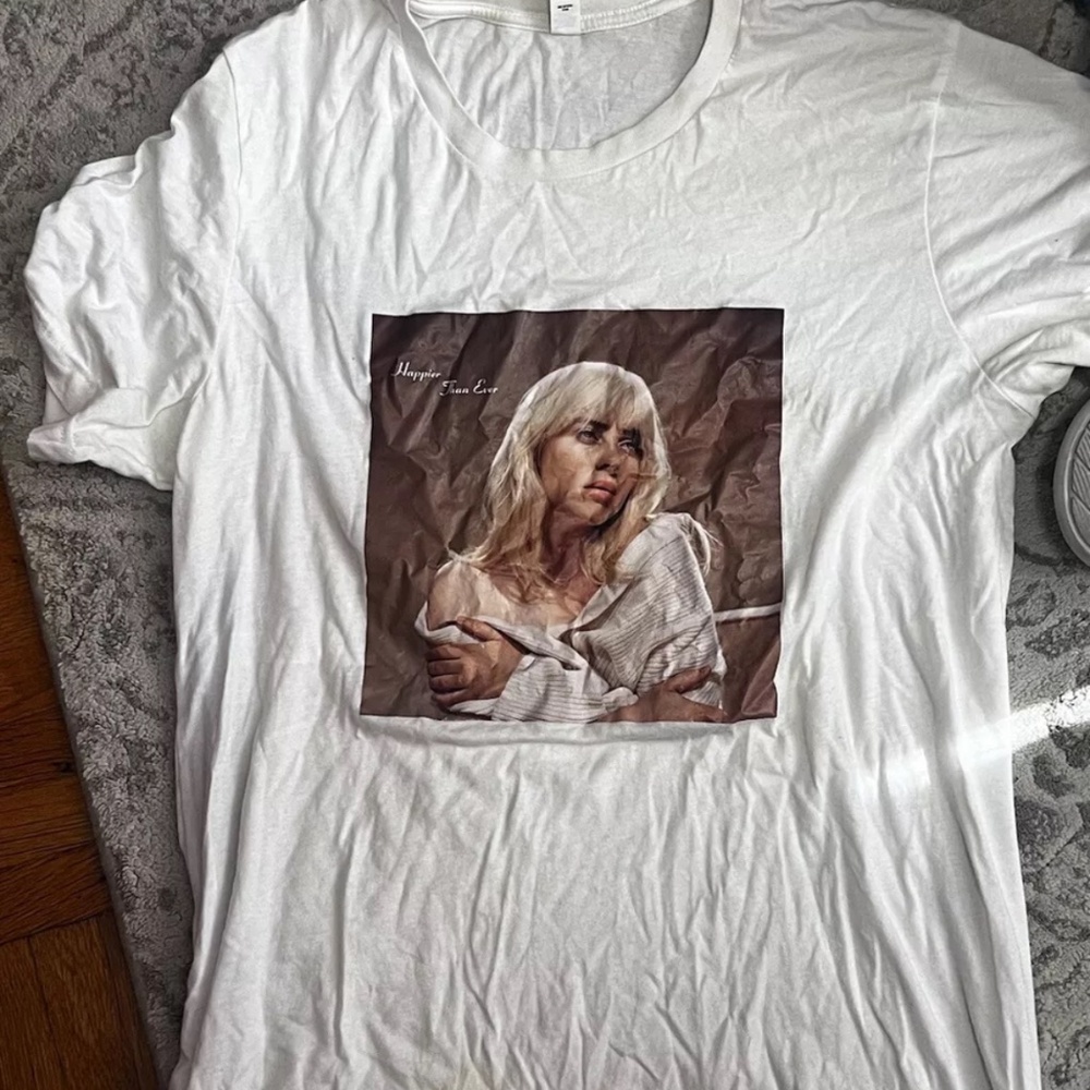 Happier Than Ever Billie Eilish T-shirt size M, RARE